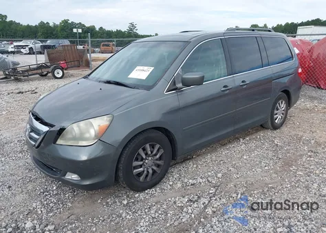 2007 Honda Odyssey Touring из США, поврежденный, VIN 5FNRL38887B004531